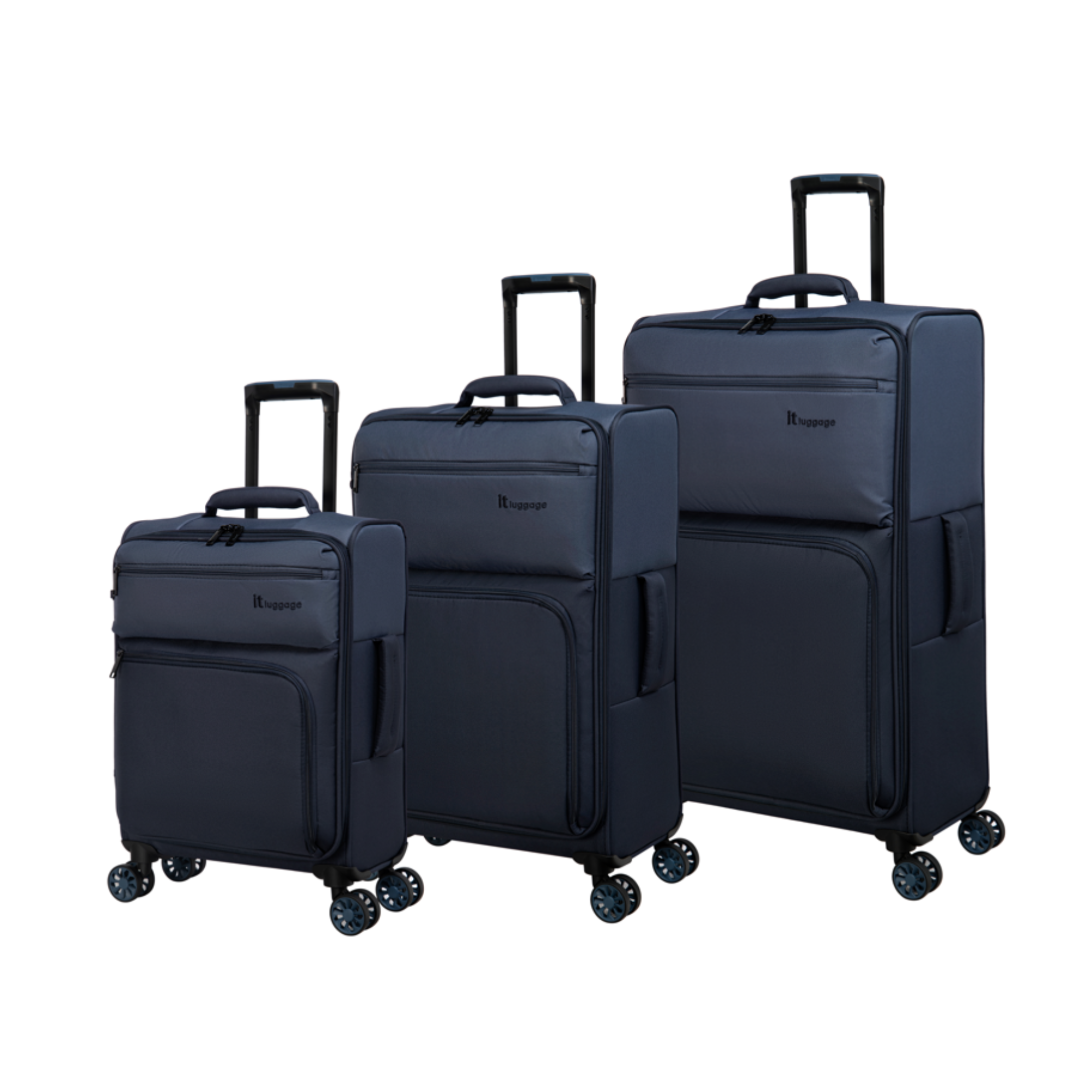 It Luggage Suitcase Megalite Duo Tone 8 Wheel Eva Luggage Indigo I