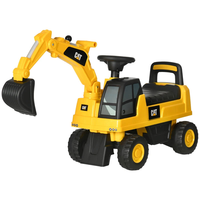 Cat digger ride store on toy