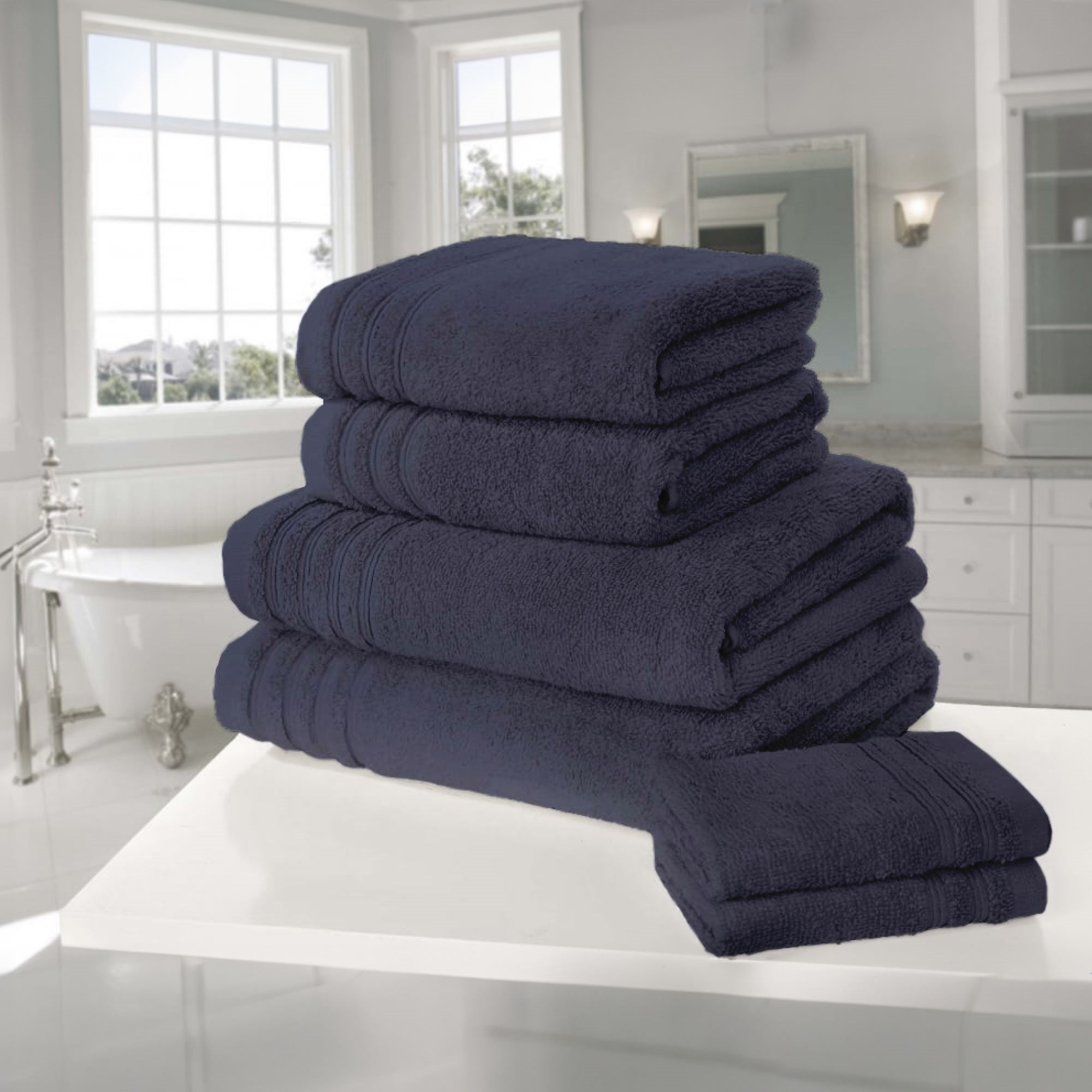 Lewis's So Soft Zero Twist Towel Range - Navy Indigo