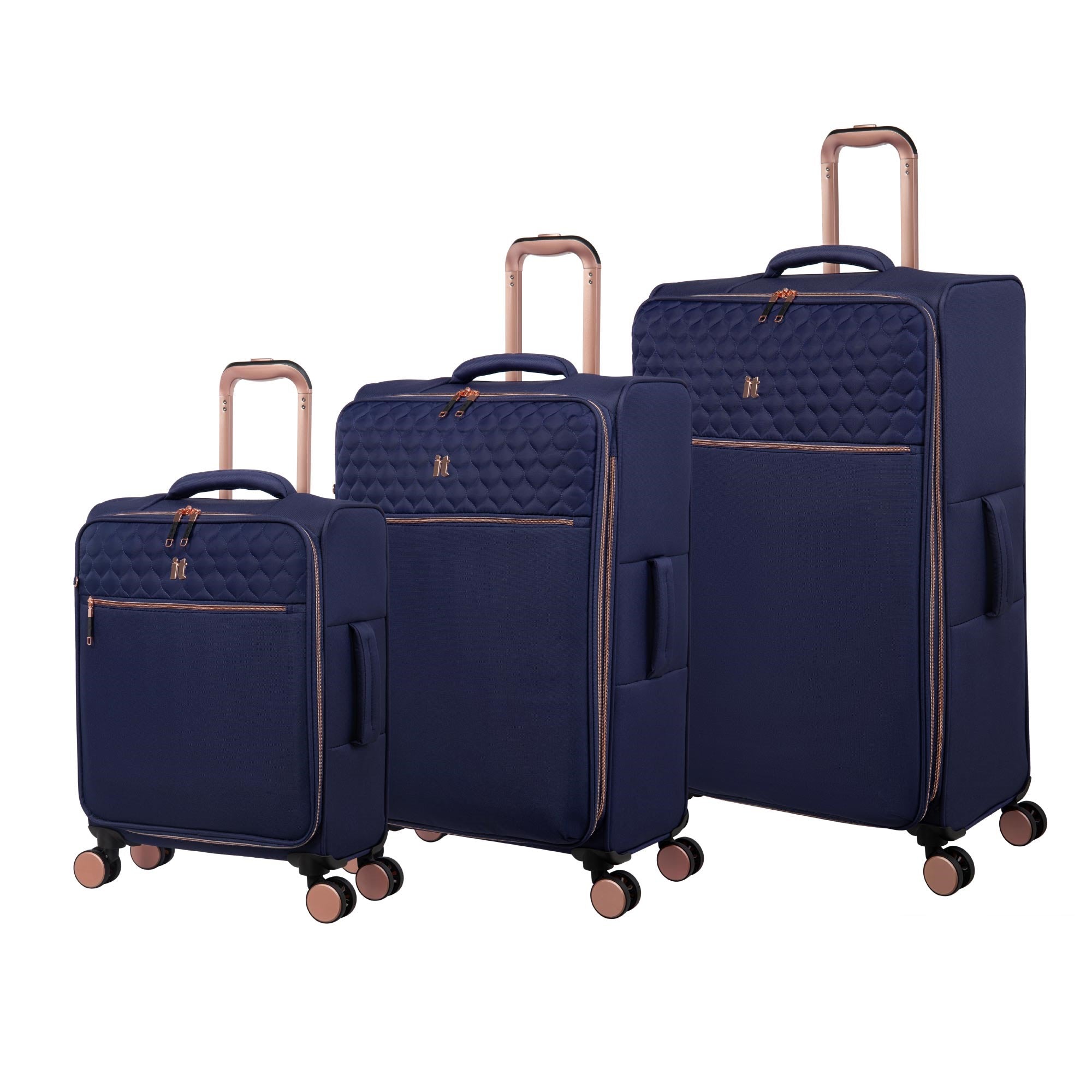 It Luggage Suitcase Lux lite Divinity Eva Navy Rose