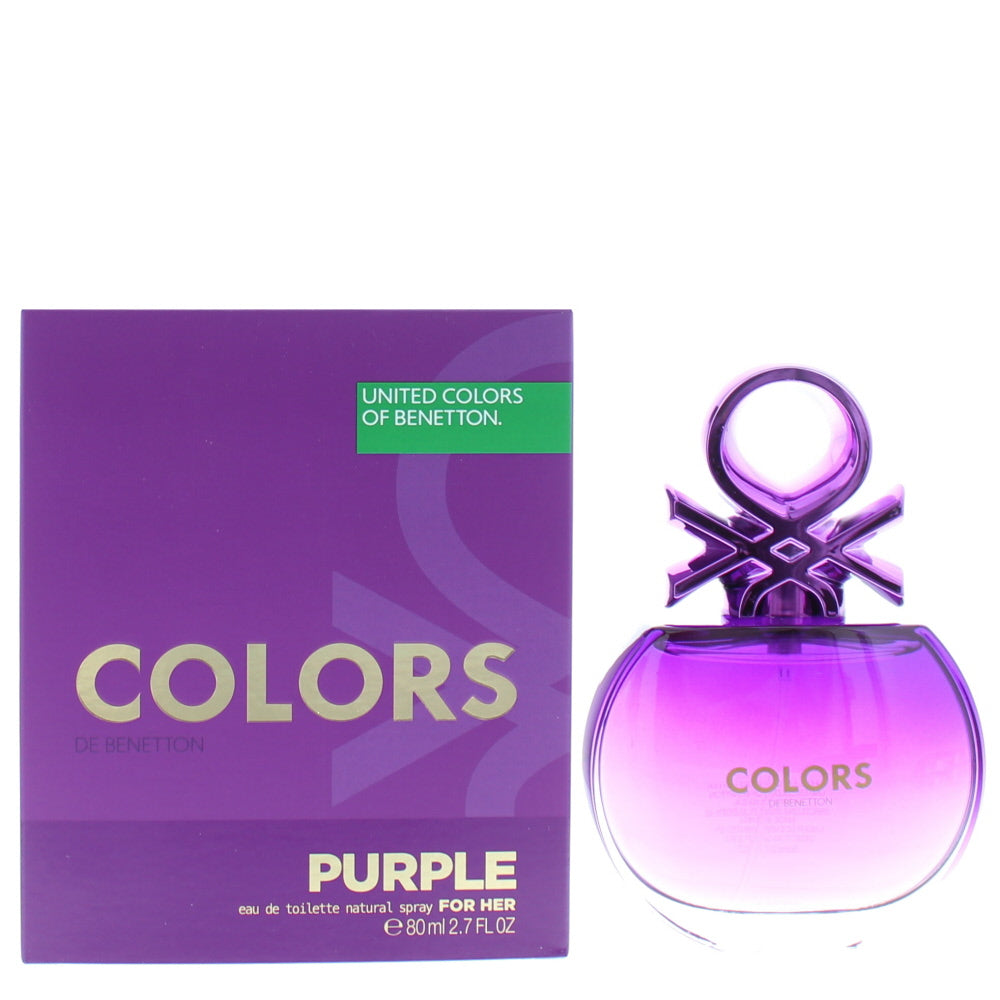 Benetton Colours De Benetton Purple Eau De Toilette 80ml 9795