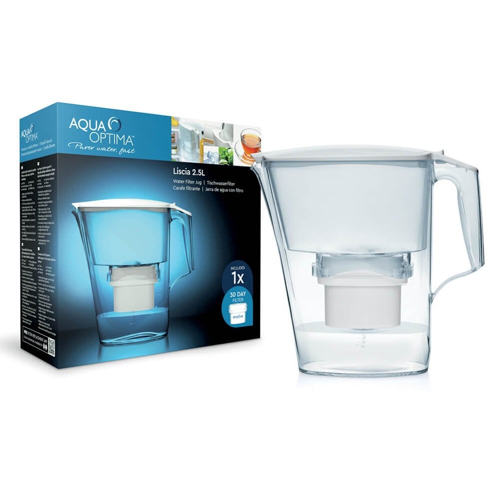 AQUA OPTIMA Liscia water Filter jug 2.5 l + Evolve+ Filter pitcher