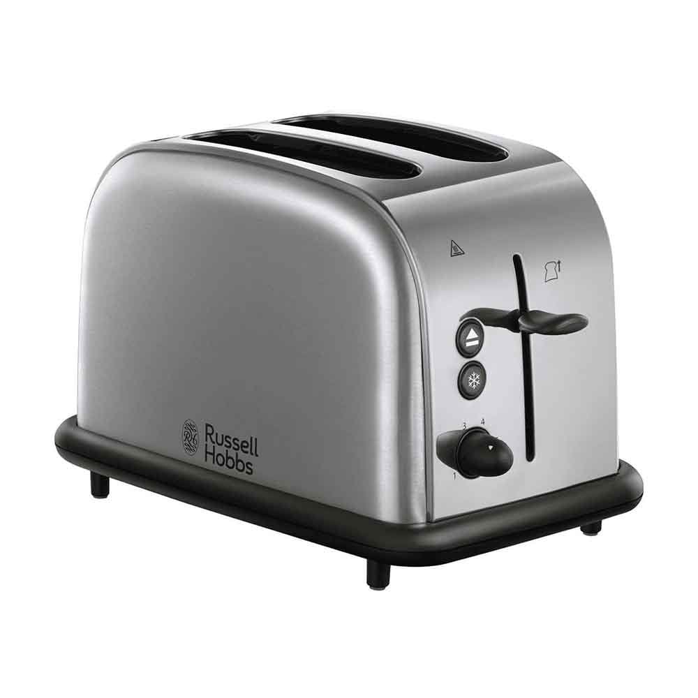 Russell Hobbs Futura 4-Slice Toaster, Silver