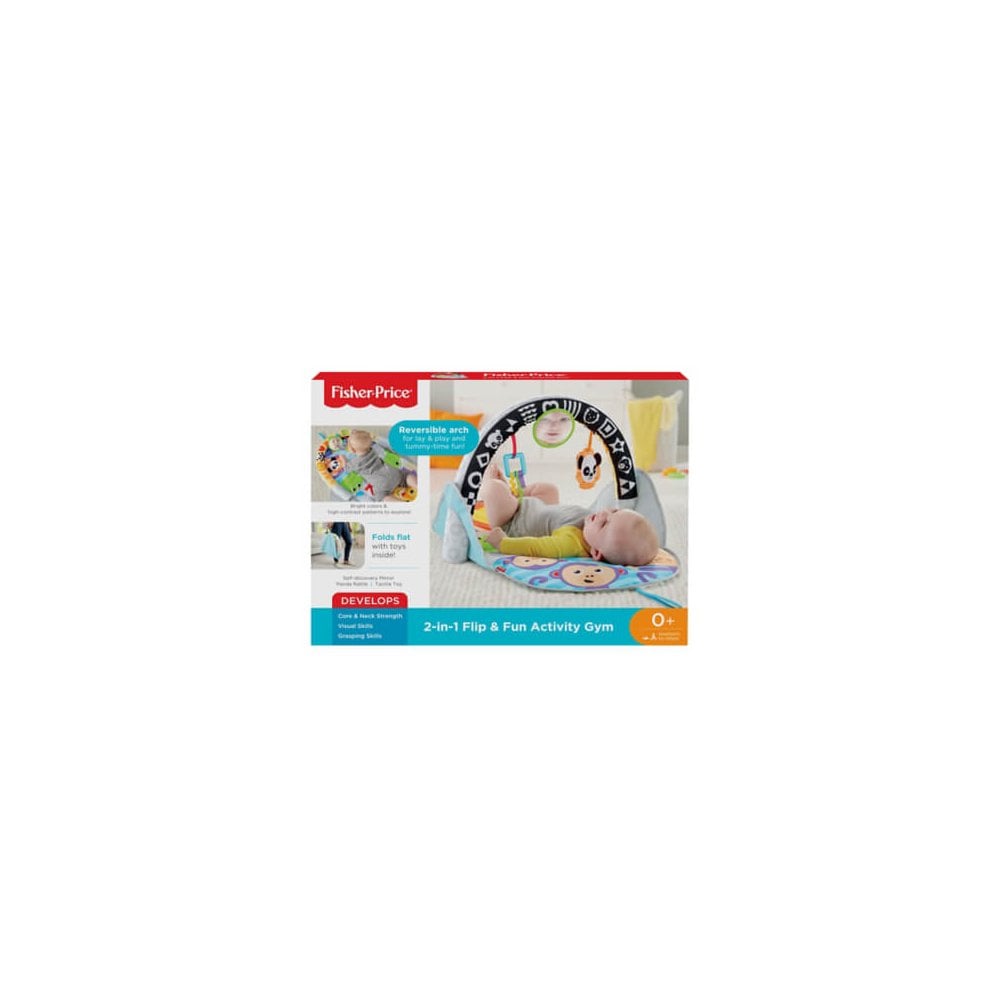 Fisher price 2 in 1 flip sale and fun activity gym