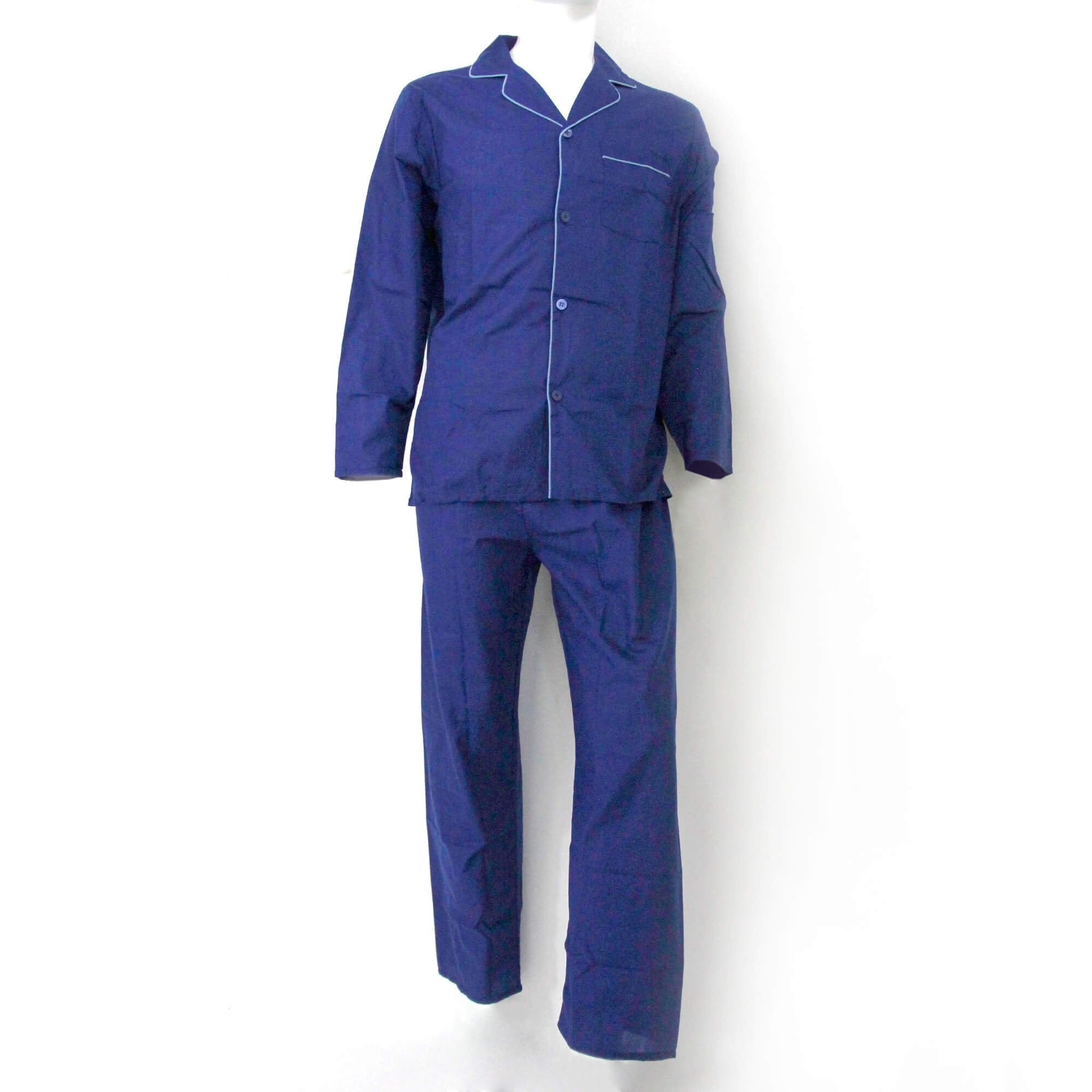 Hutson Harbour Plain Traditional Pjs Navy