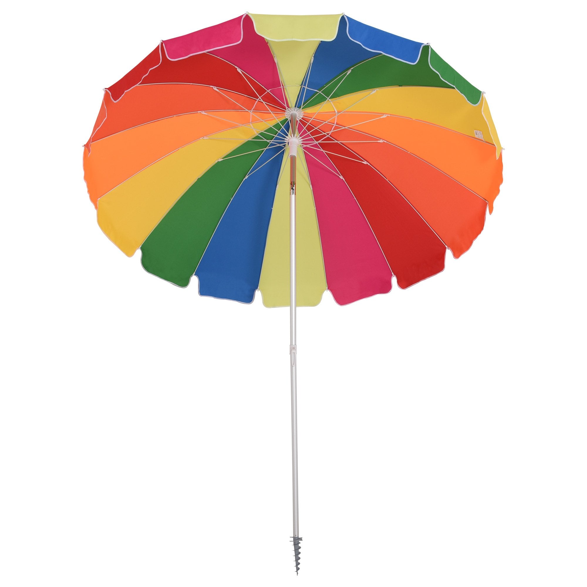 Outsunny Tiki Beach Umbrella – Multicolour