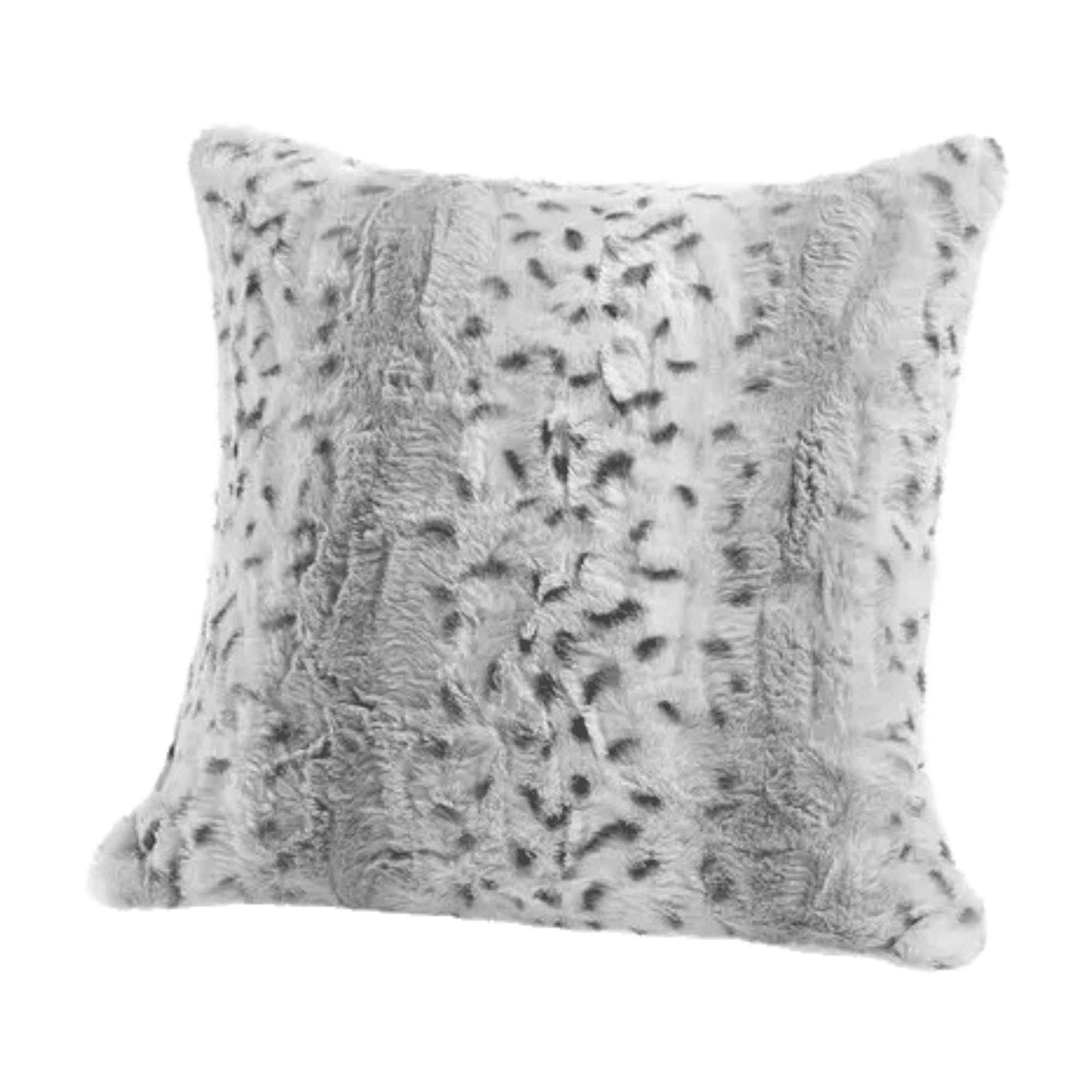 Silver leopard print store cushions