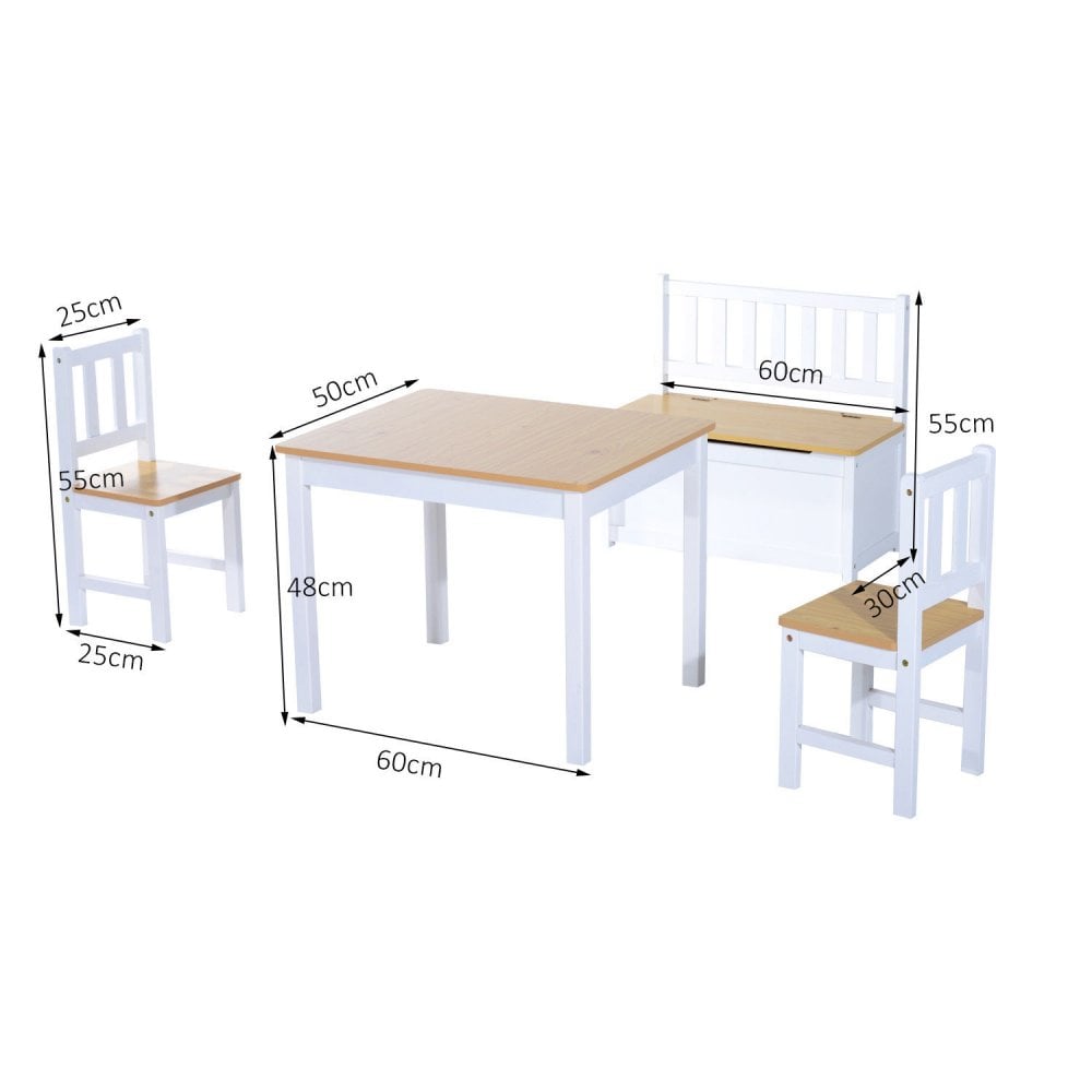 Children's table & bench set best sale