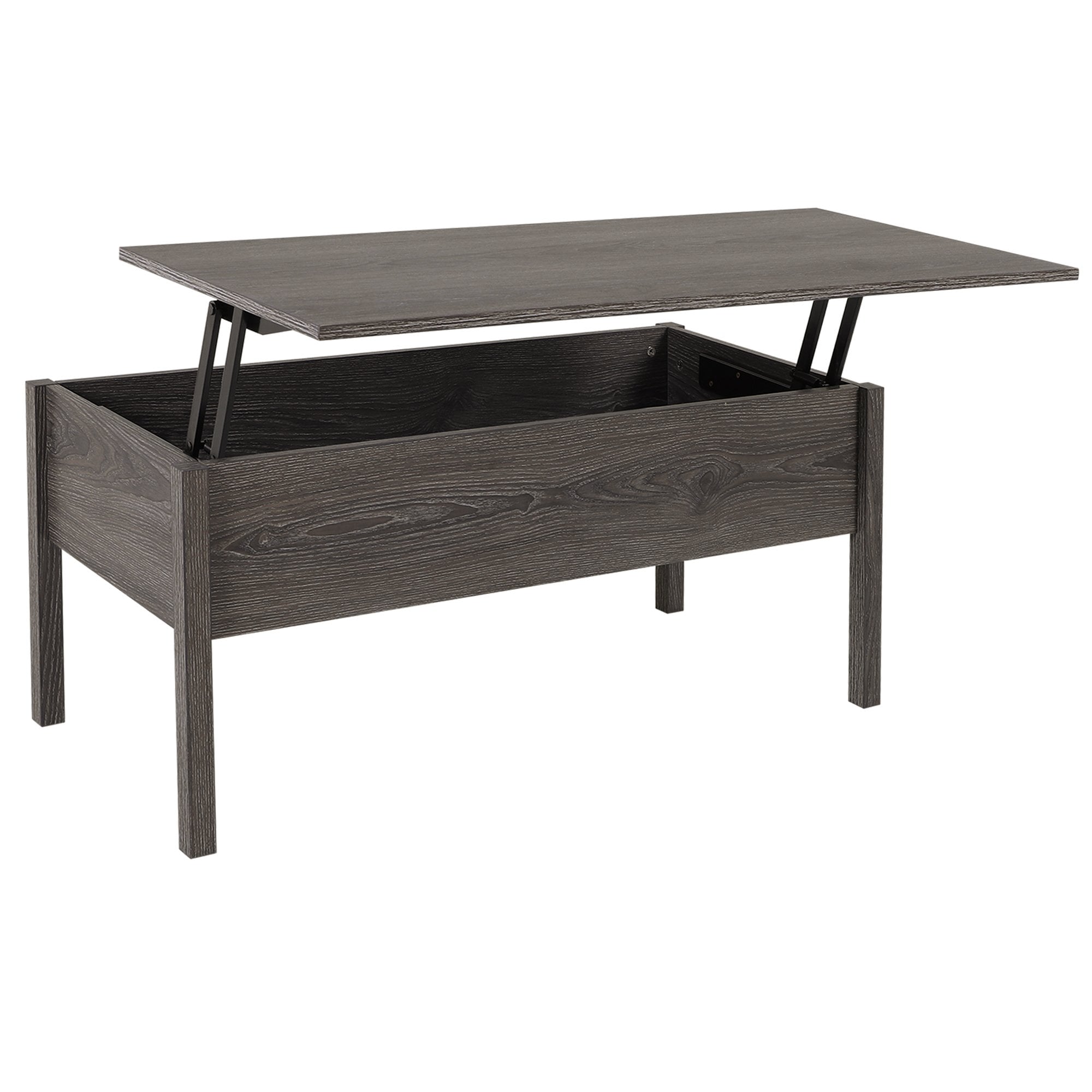 Grey lift top coffee deals table with storage