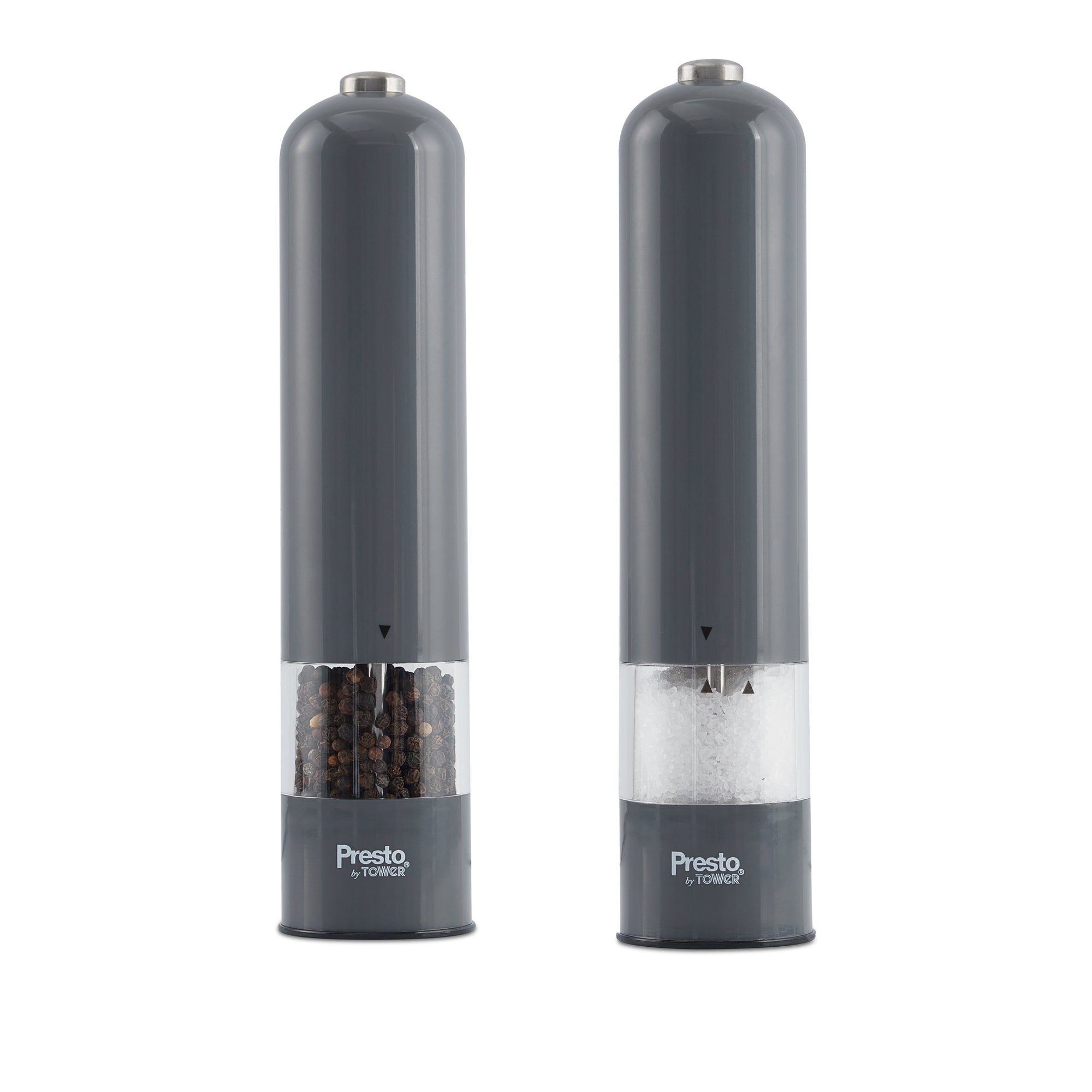 JAGURDS Electric Salt and Pepper Mill Grinder Set Automatic Battery  Operated