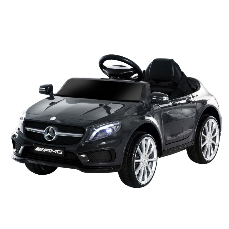 HOMCOM Kids Electric Ride On Car Mercedes Benz GLA 6V - Black