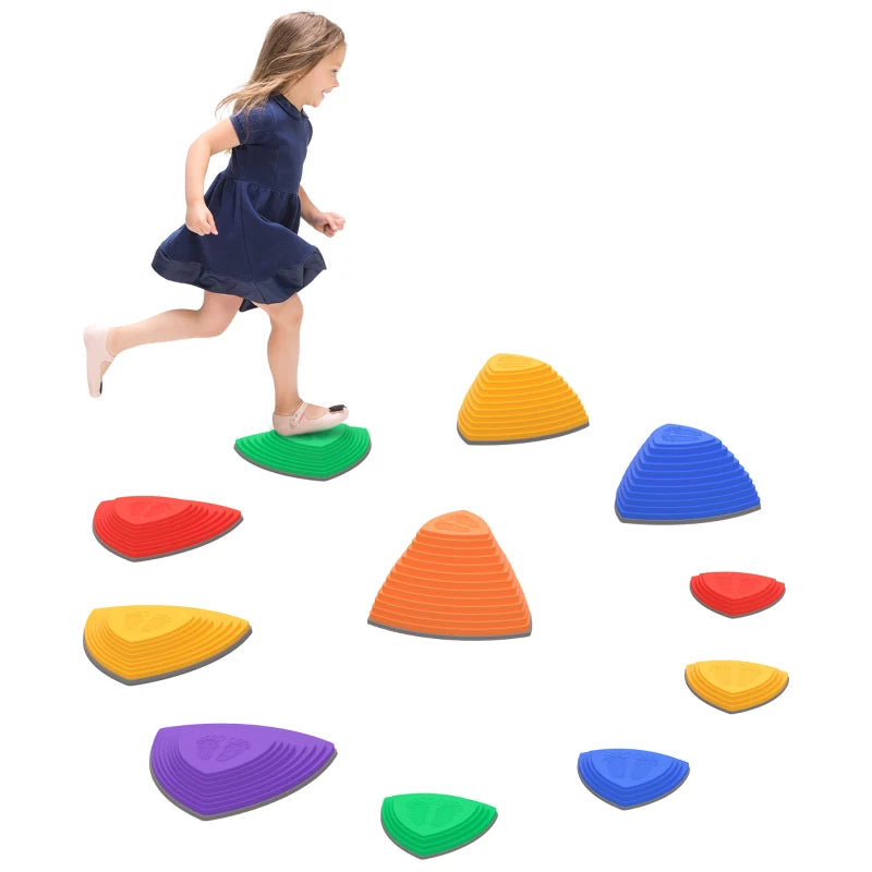 ZONEKIZ Balance Stepping Stones 11 Piece