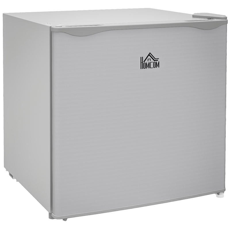 HOMCOM 35L Tabletop Freezer with Adjustable Temperature Wire Shelf Grey