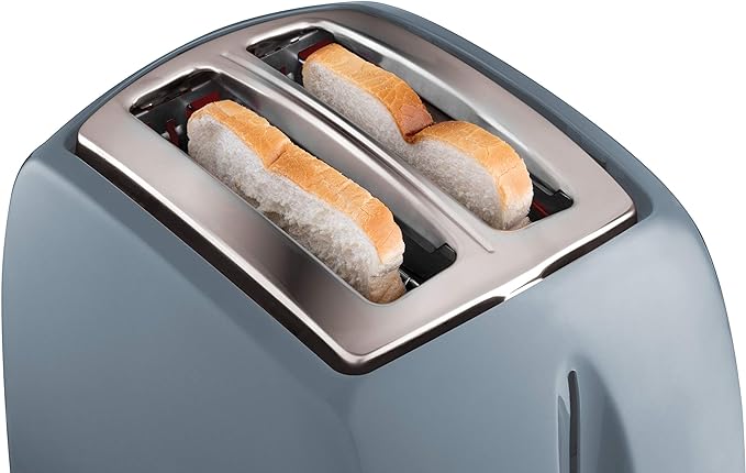 Russell Hobbs Toaster Plastic Textured - Grey