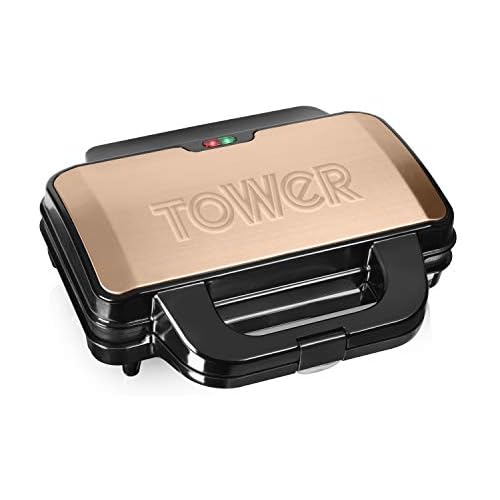 Tower Infinity Deep Fill Sandwich Maker 900w  - Rose Gold