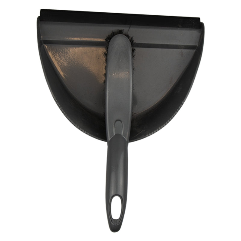 Vivid Dustpan and Brush - Silver