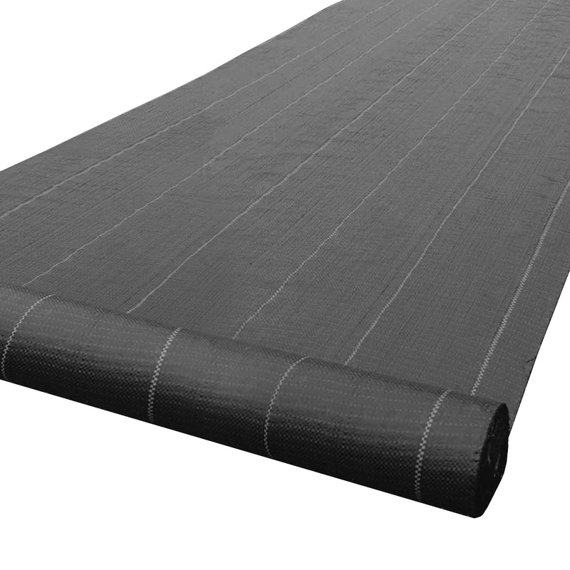 Silver & Stone Weed Control Fabric 2m x 5m - Black