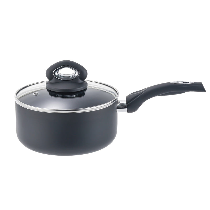 Lewis's Gourmet  Non-Stick 18cm Saucepan With Lid