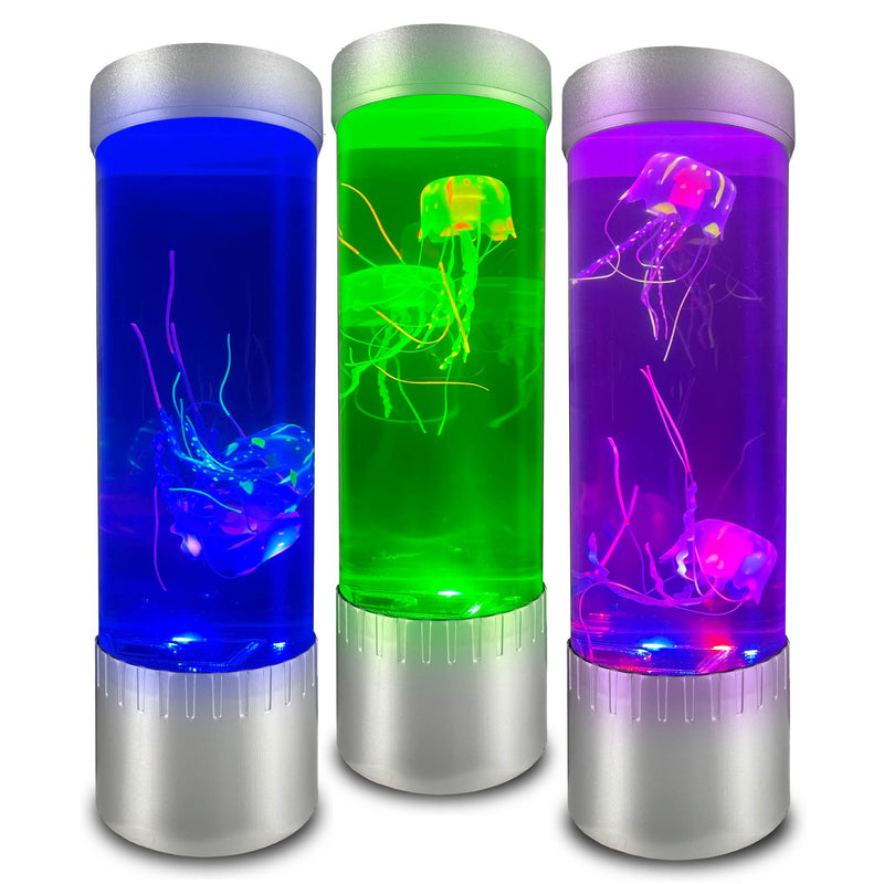 Lewis's Water Bubble Lamp with Jelly Fish 32cm - Colour Changing