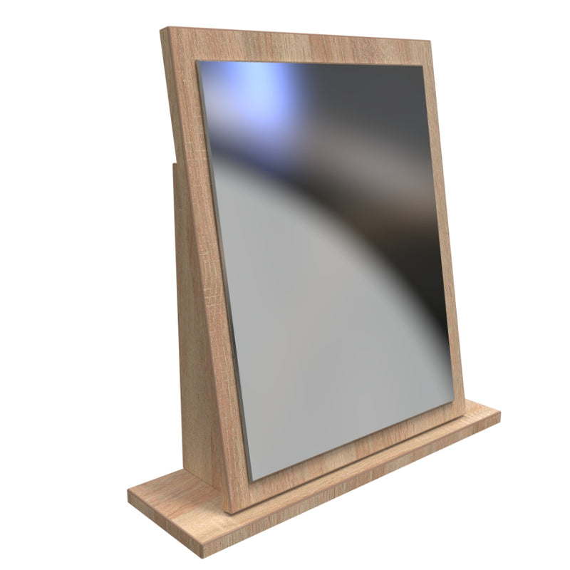 Copenhagen  Dressing Table Mirror  - Bardolino Oak