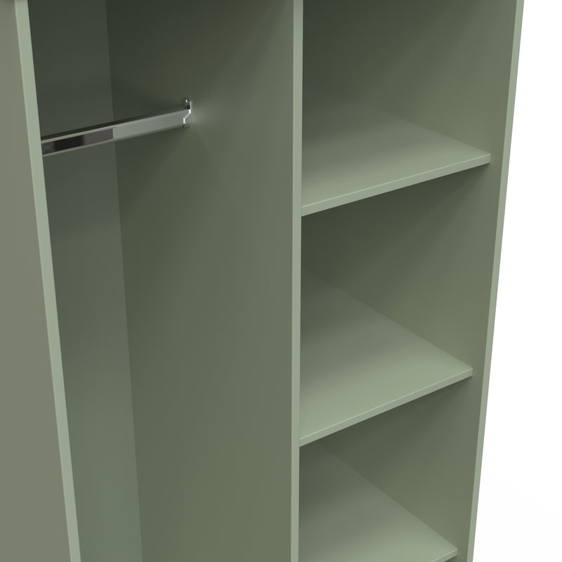 Harare Ready Assembled Open Wardrobe  - Reed Green