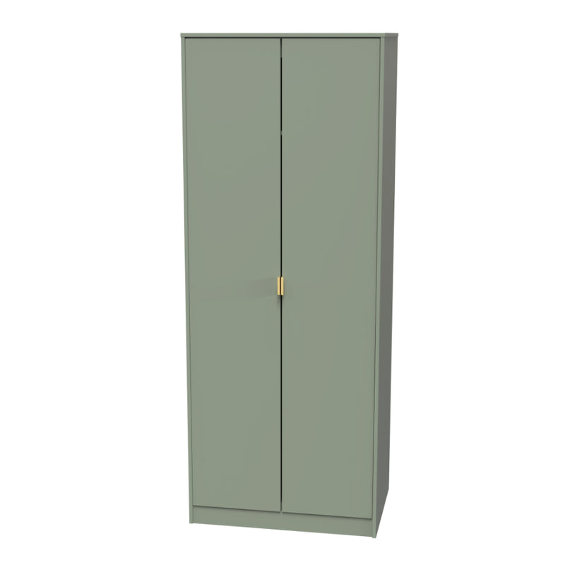 Harare Ready Assembled Wardrobe with 2 Doors  - Reed Green