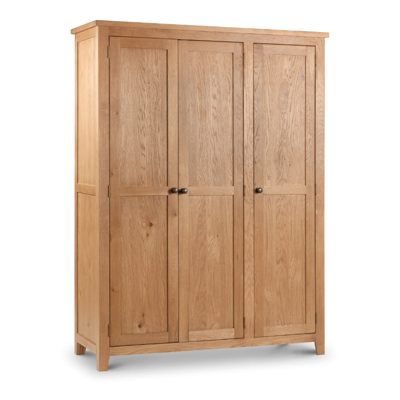 Marlborough Wardrobe with 3 Doors 1.8m- Oak