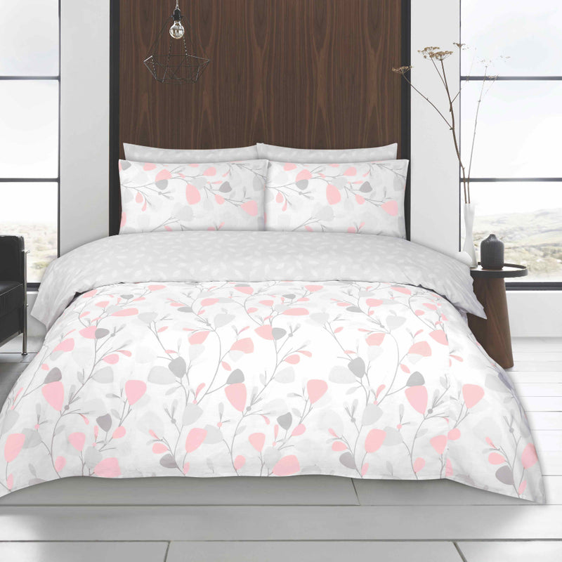 Lewis's Twin Pack Astrid / Collette Duvet Set - Blush