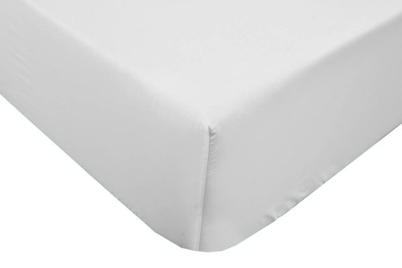 Lewis's Easy Care Plain Dyed Sheet Range - White