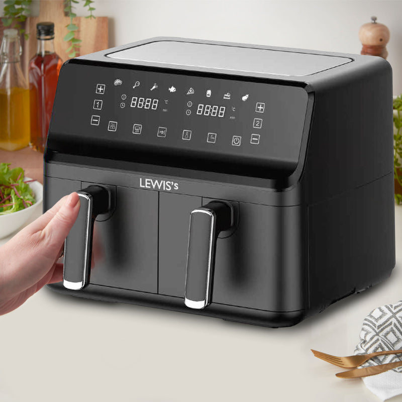 Lewis's Twin Basket Air Fryer 8.4L