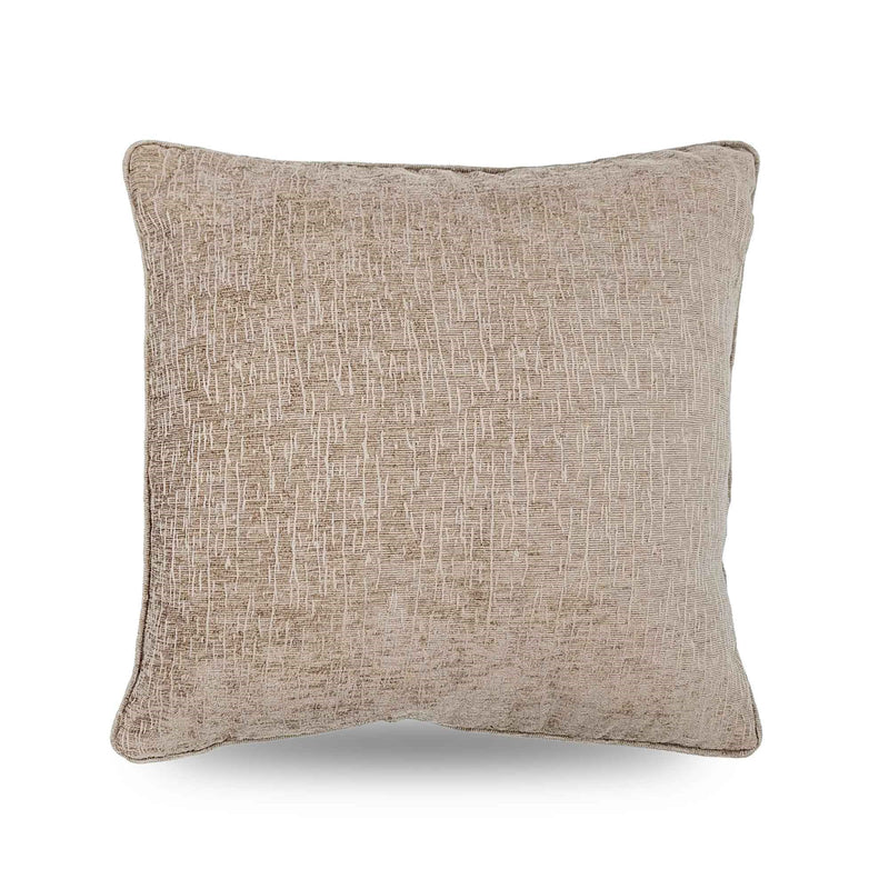 Lewis's Hampstead Chenille Cushion - Champagne