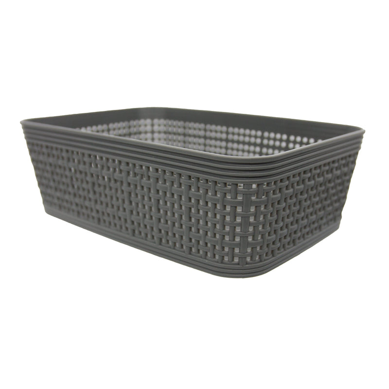 Lewis's Storage Basket Set wave Design - Set of 4 or 3