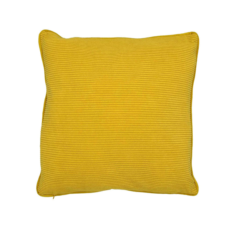 Lewis's Cotswold Cord Cushion - Mustard Yellow