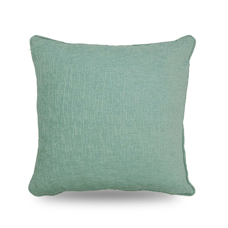 Lewis's Hampstead Chenille Cushion - Duck Egg