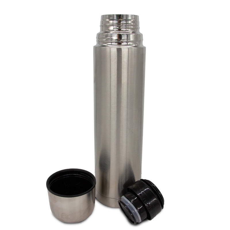 Lewis's 1 Litre Stainless Steel Flask