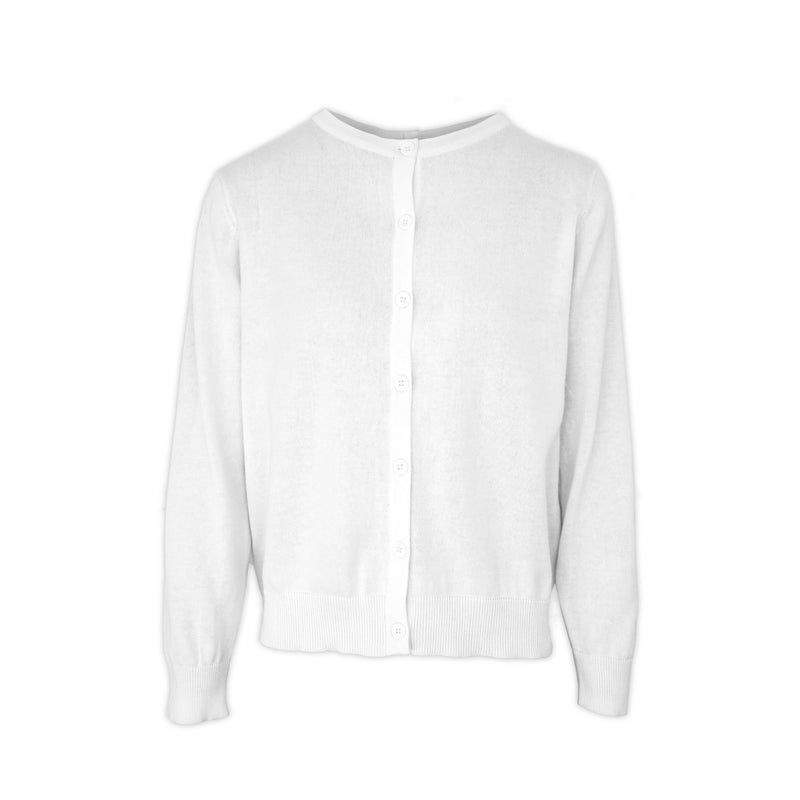 Ls Ragland Plain Cardigan - White