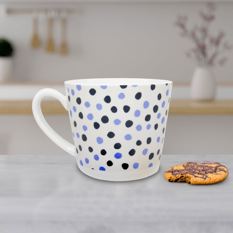 Lewis's Spotted Mug Blue/Black