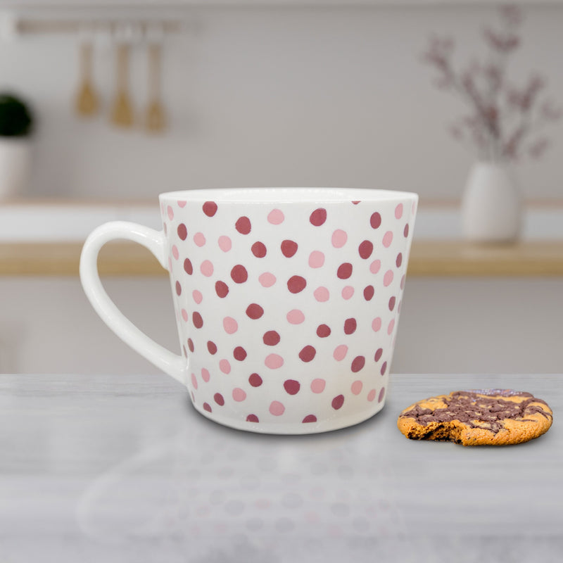 Lewis's Spotted Mug Red/Pink