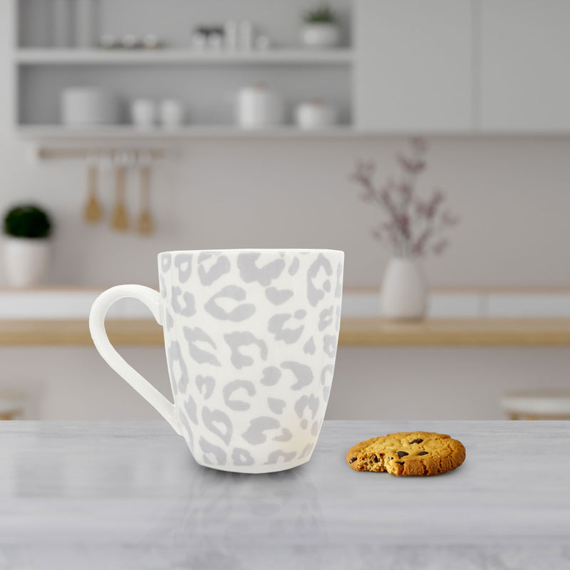 Lewis's Grey Leopard Mug