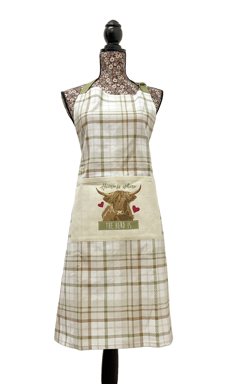 Highland Herd Apron