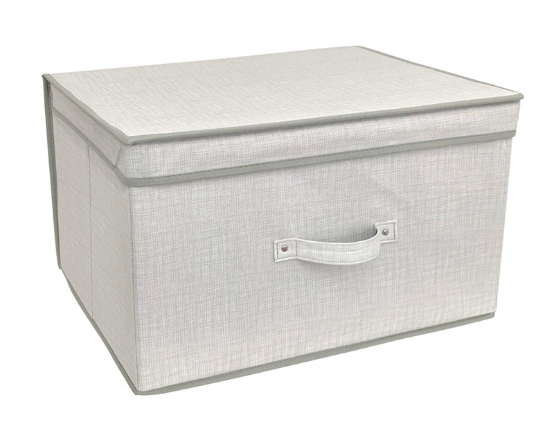 Jumbo Storage Chest - Linen Natural