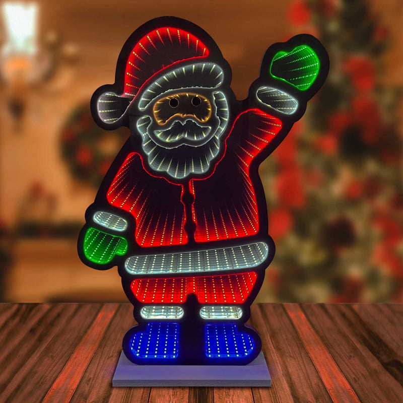 Infinity 3D Santa Light - 60cm