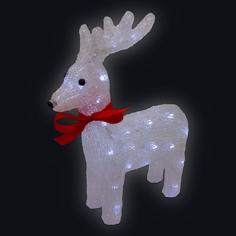 40 Led Acrylic Baby Reindeer (Indoor Light)