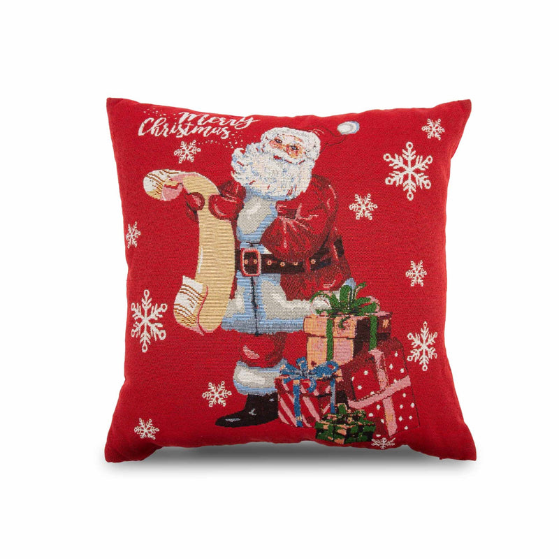 Lewis's Father Christmas Cushion - Red