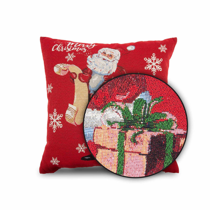 Lewis's Father Christmas Cushion - Red