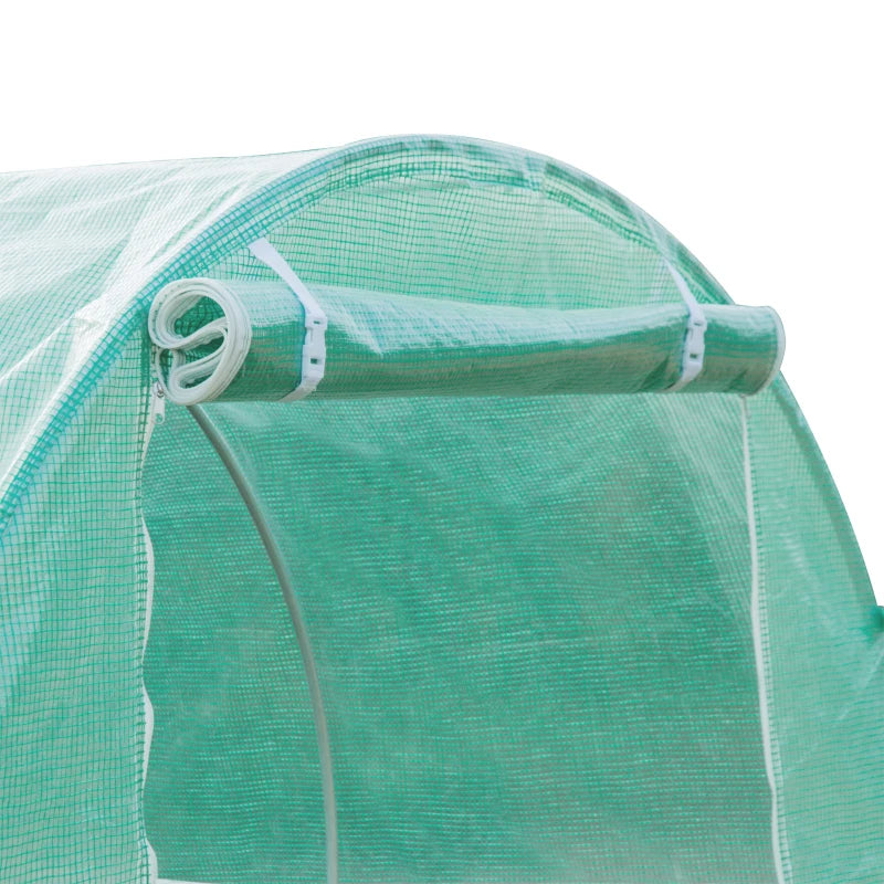 Outsunny Greenhouse Cover Replacement 6 x 3 x 2m - Green