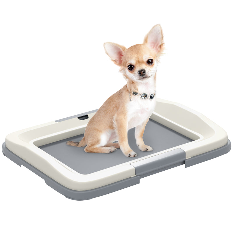 PawHut Dog Toilet Tray, Dog Litter Tray for Training Dogs, 47 x 34 x 6cm