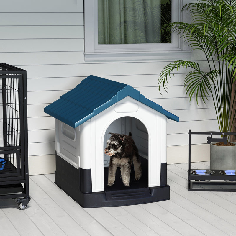 PawHut Dog Kennel for Outside, Grey