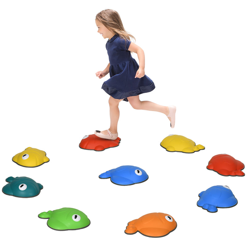 AIYAPLAY Stepping Stones Kids, 9 Pcs Balance Stepping Stones for Sensory