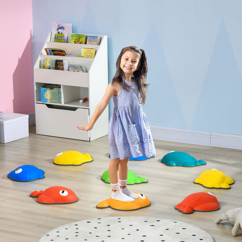 AIYAPLAY Stepping Stones Kids, 9 Pcs Balance Stepping Stones for Sensory